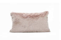 Sofakissen Webpelz, Kissenhülle ohne Füllung 50x50 cm-rosa