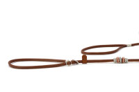 Showleine mit Perlen stufenlos verstellbar