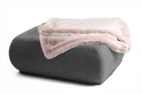 Wohndecke Webpelz rosa - 200x140 cm