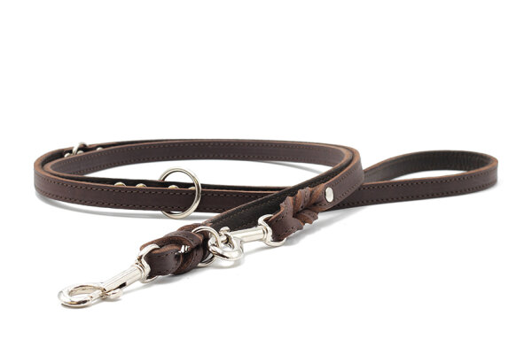 Lederleine Klassik Premium dunkelbraun