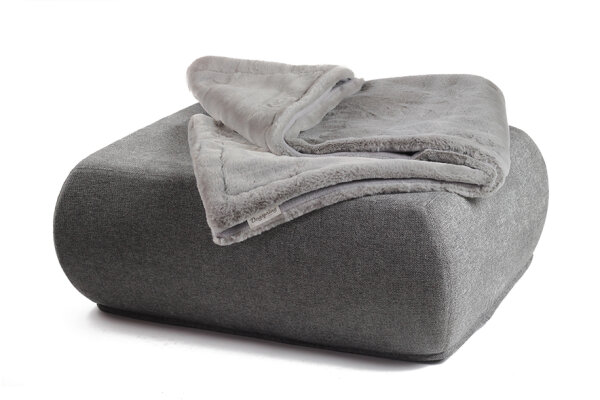 Wohndecke Webpelz steingrau