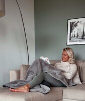 Wohndecke Webpelz steingrau