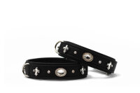 Halsband Diamond 50cm - 35mm schwarz - silber