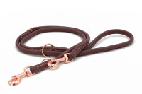 Hundeleine rundgenäht  Roségold