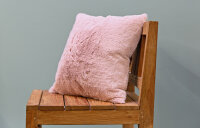 Sofakissen Webpelz, Kissenhülle ohne Füllung 40x40 cm-rosa