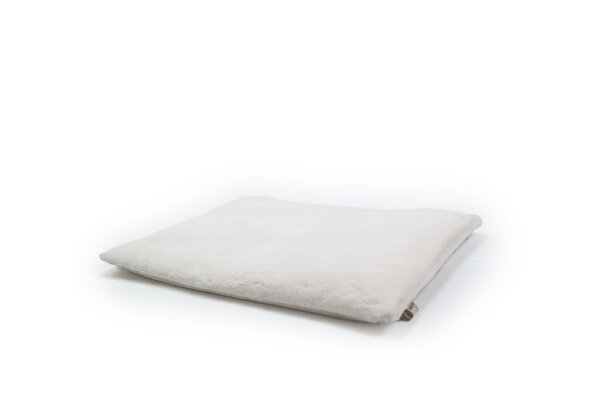 leichtes Hundekissen 72x58 cm 72x58cm-Webpelz elfenbein