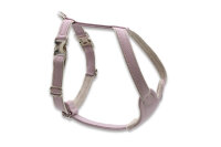 Leder-Hundegeschirr flieder