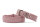 Lederhalsband Klassik Soft Holi Color 50 cm - 35 mm flamingo - silber