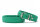 Lederhalsband Klassik Soft Holi Color 55 cm - 35 mm jadegrün - silber