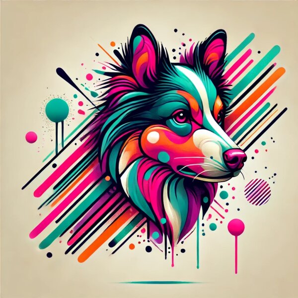 Lederleine rundgenäht Holi Color flamingo - silber 2m - 10mm