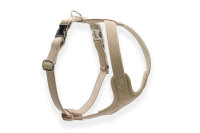 Leder-Hundegeschirr elfenbein