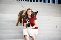 Halsband aus weichem Leder L.A. Mini