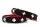 Halsband Schweizer Kreuz 40cm - 24mm schwarz - rot - silber