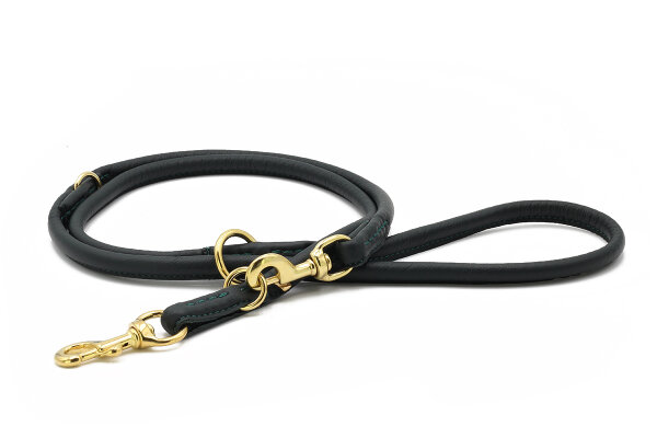 Rundleine Leder grün