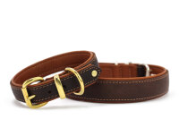 Halsband Klassik Premium Soft braun-cognac