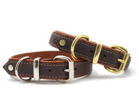 Halsband Klassik Premium Soft braun-cognac